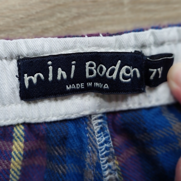 Boden tartan pants size 7 - Picture 9 of 16